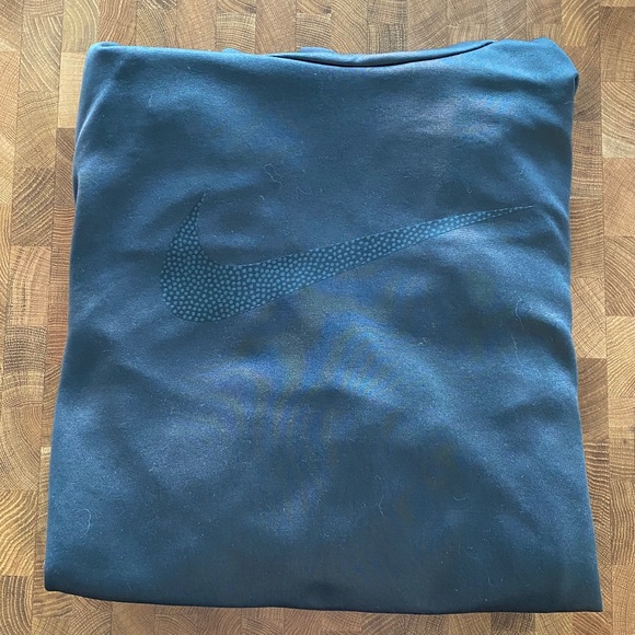 NIKE MEN'S DARK GREY DRI-FIT HIGH NECK HOODIE PULLOVER - Picture 2 of 5